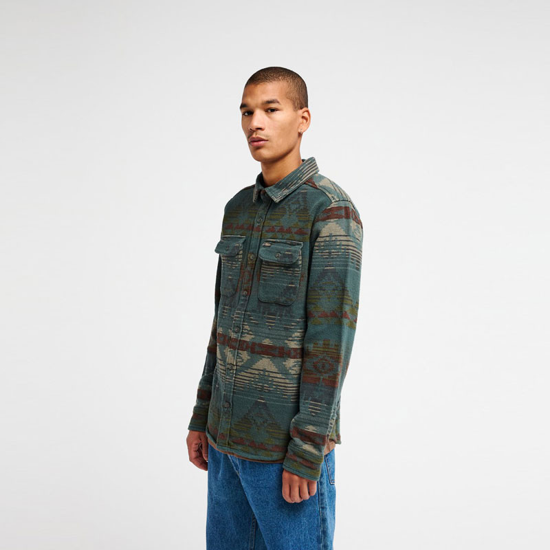 Camisa RVCA: Dayshift Blanket Flannel (Hunter Green)