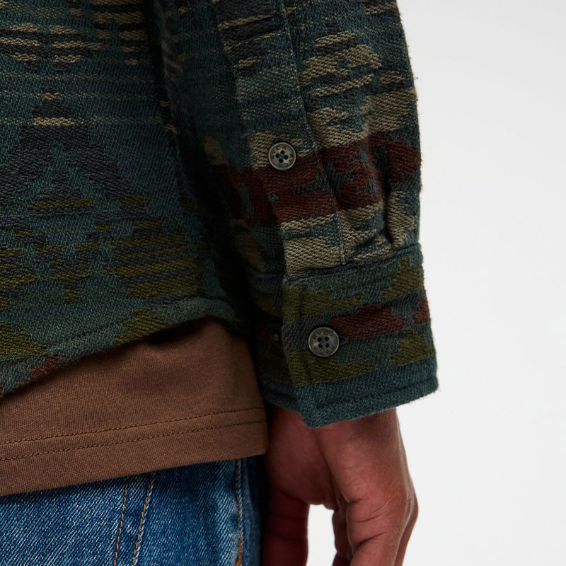 Camisa RVCA: Dayshift Blanket Flannel (Hunter Green)