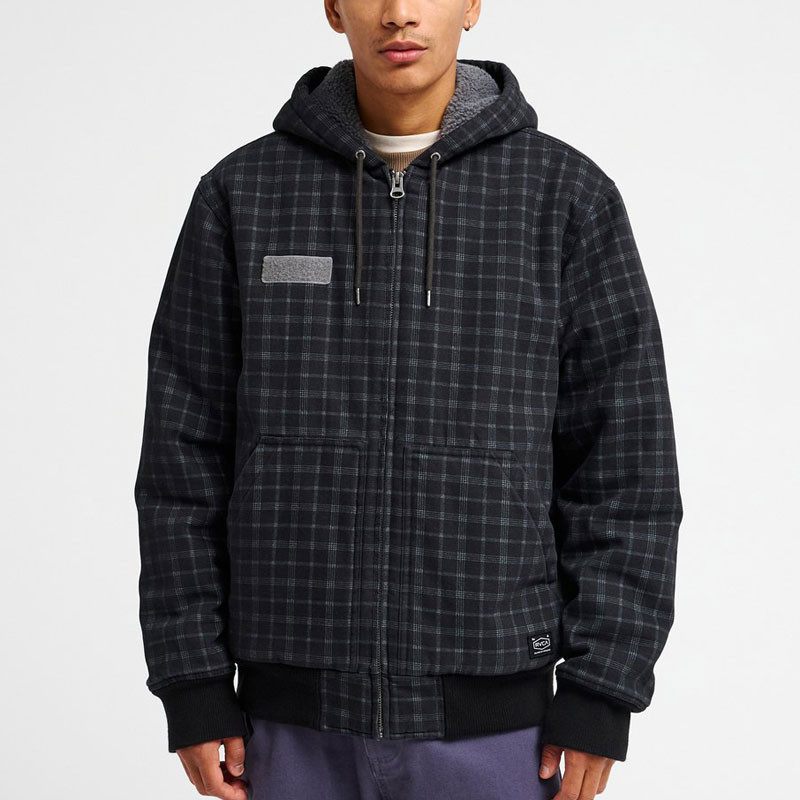 Chaqueta RVCA: Fallout Hooded Jacket (Smoke)