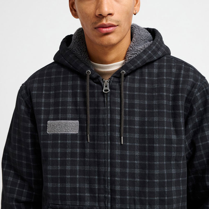 Chaqueta RVCA: Fallout Hooded Jacket (Smoke)