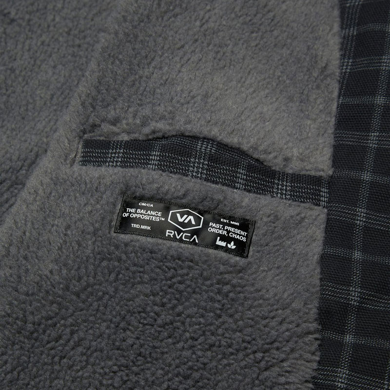 Chaqueta RVCA: Fallout Hooded Jacket (Smoke)
