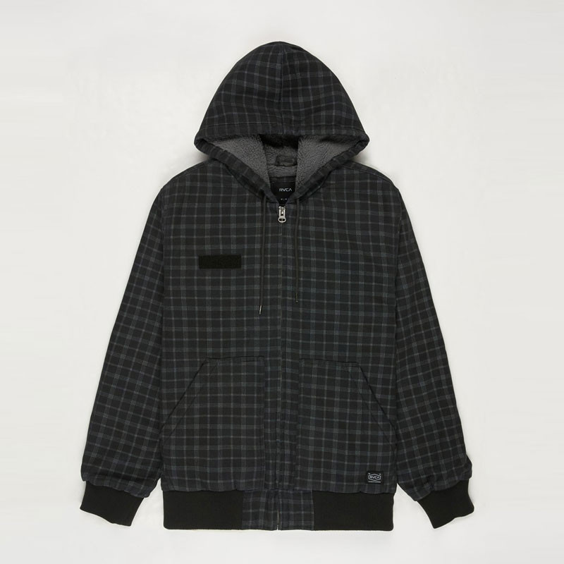 Chaqueta RVCA: Fallout Hooded Jacket (Smoke)