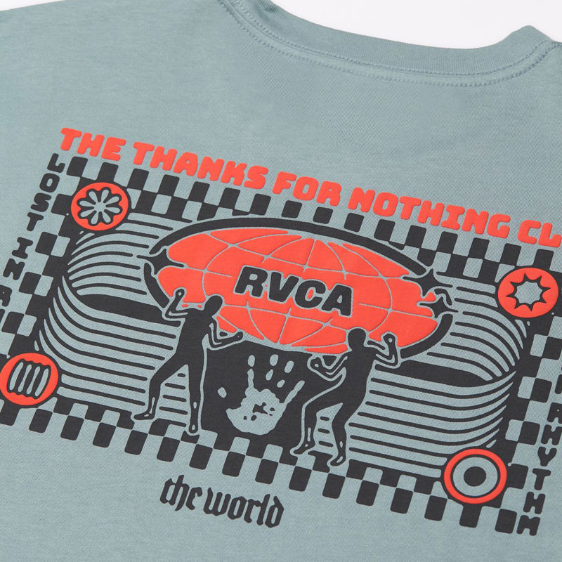 Camiseta RVCA: The World SS (Lead)