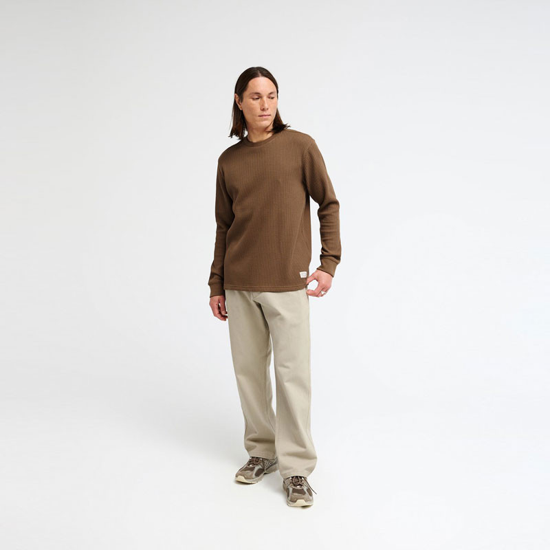 Camiseta RVCA: Dayshift Thermal LS (Wood)