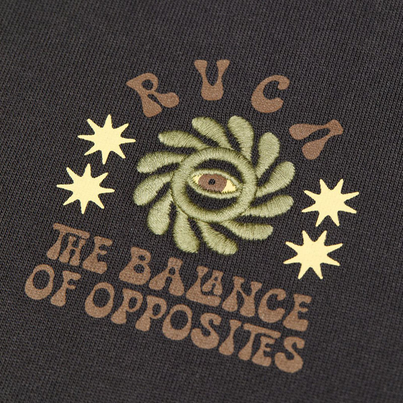 Sudadera RVCA: Iris Hoodie (Washed Black)