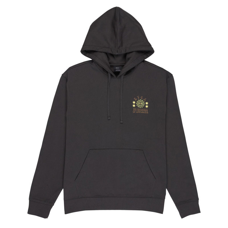 Sudadera RVCA: Iris Hoodie (Washed Black)