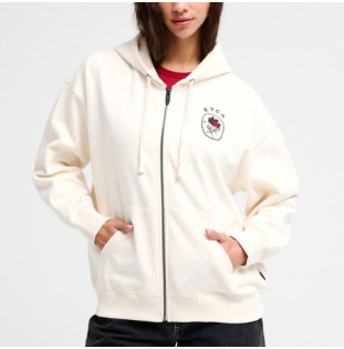 Sudadera RVCA: Odai Zip Hoodie (Salt)