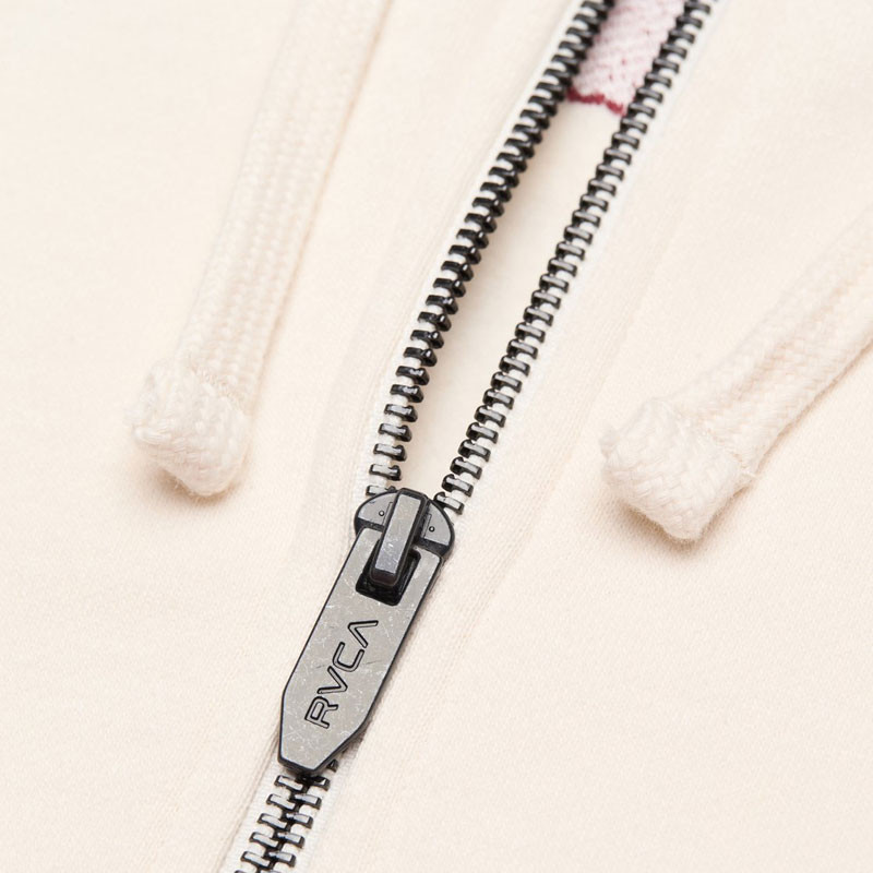 Sudadera RVCA: Odai Zip Hoodie (Salt)