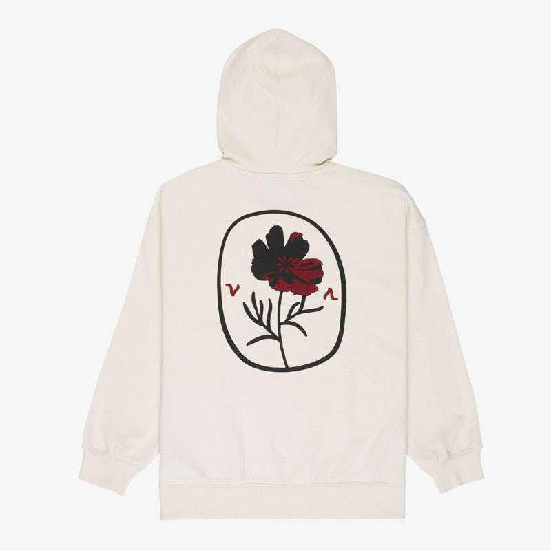 Sudadera RVCA: Odai Zip Hoodie (Salt)