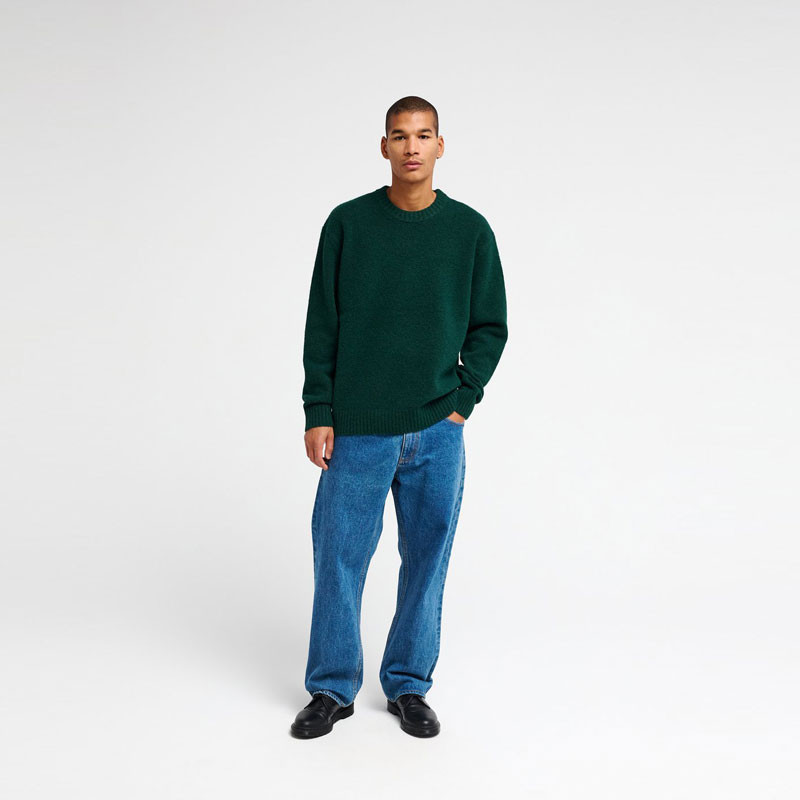 Jersey RVCA: Ino Prep Solid Sweater (Hunter Green)