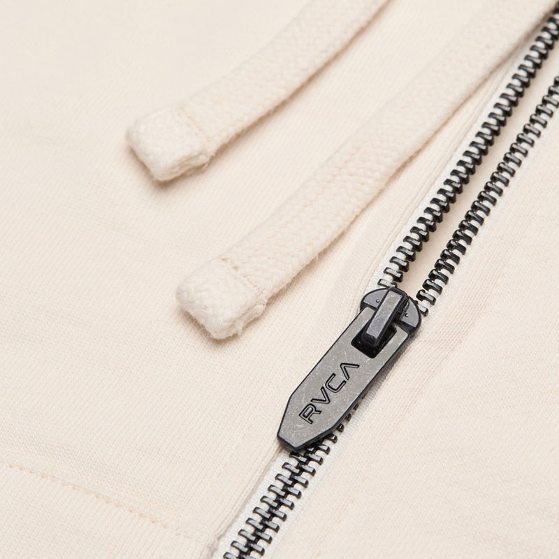 Sudadera RVCA: The World Zip Hoodie (Salt)