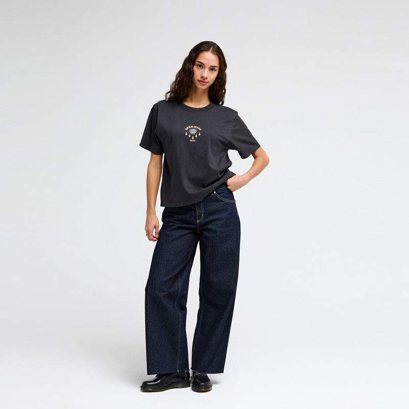 Camiseta RVCA: The Star Easy SS (Washed Black)