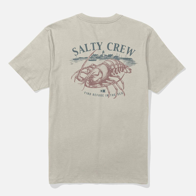 Camiseta Salty Crew: Shelled SS Tee (Moonbeam)