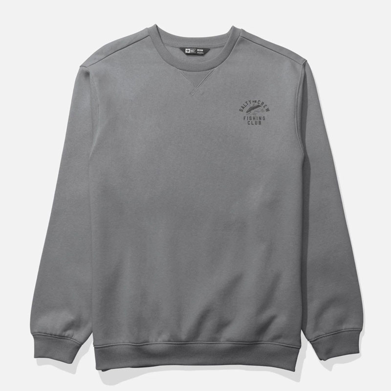 Sudadera Salty Crew: Fishing Club Crew (Shark Skin)