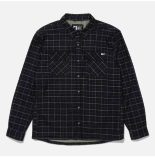Chaqueta Salty Crew: Fathom LS Tech Shacket (Black Green)
