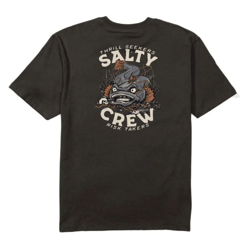 Camiseta Salty Crew: Catfish Monst SS Tee (Black)