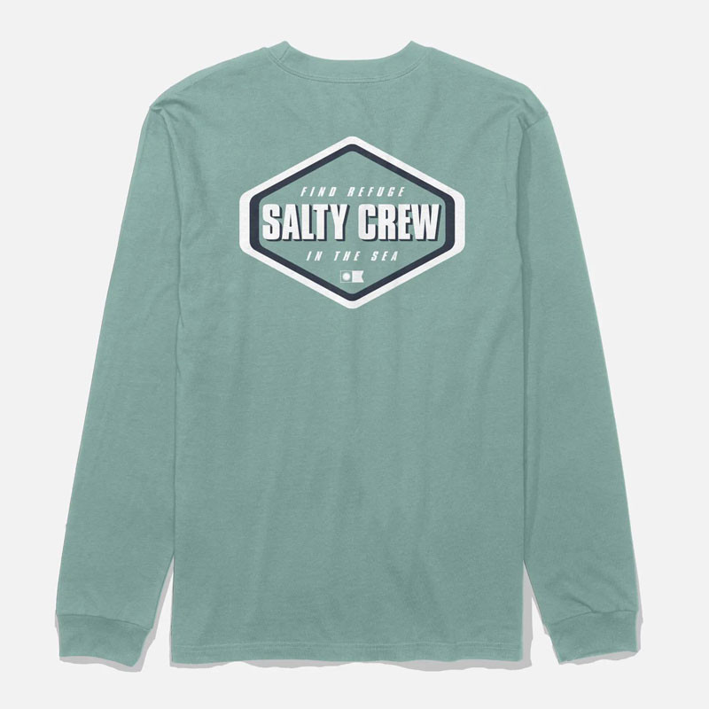 Camiseta Salty Crew: Shapely LS Tee (Mackerel)