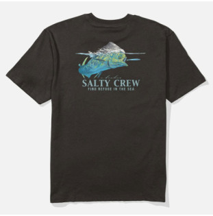 Camiseta Salty Crew: Mahi Surface SS Tee (Black)