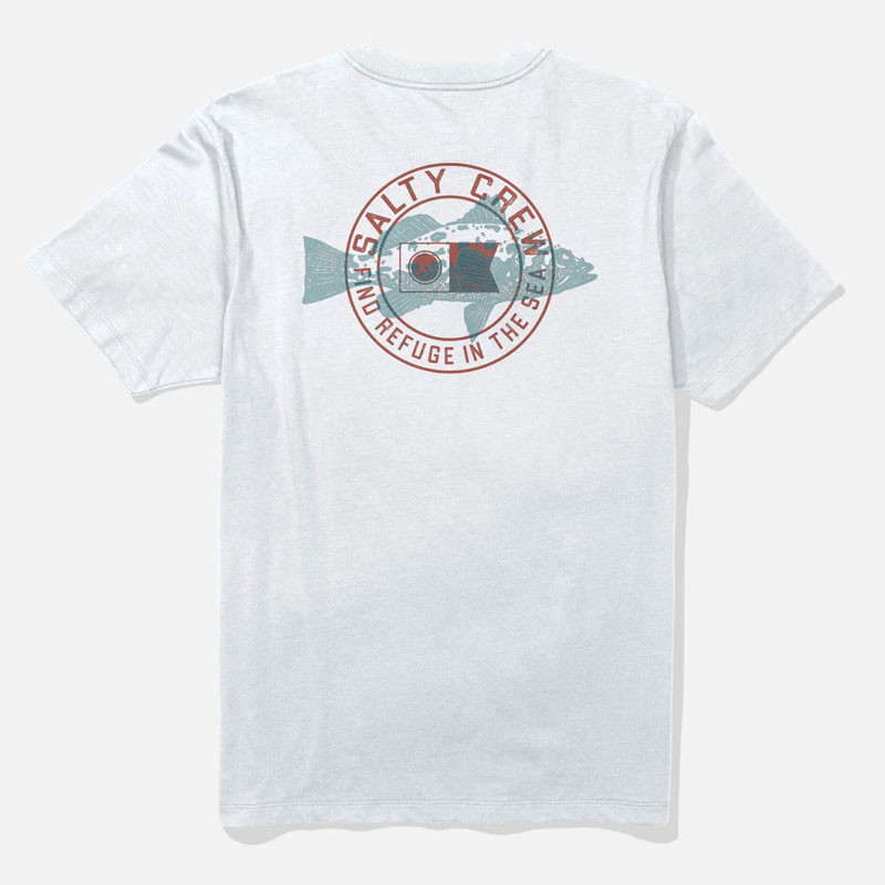 Camiseta Salty Crew: Kritter Stamp SS Tee (White)