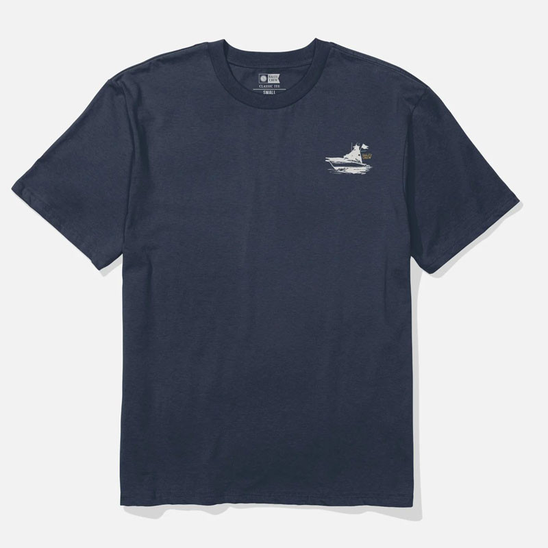 Camiseta Salty Crew: Onboard SS Tee (Navy)