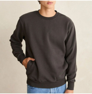 Sudadera Rhythm: Classic Fleece Crew (Vintage Black)