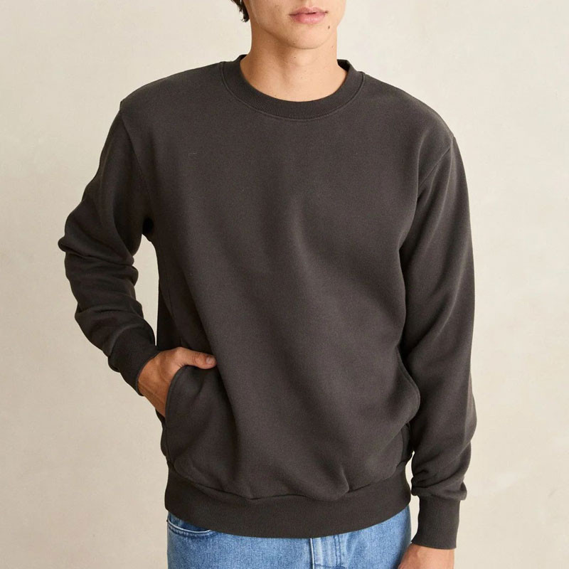 Sudadera Rhythm: Classic Fleece Crew (Vintage Black)