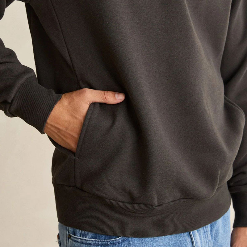 Sudadera Rhythm: Classic Fleece Crew (Vintage Black)