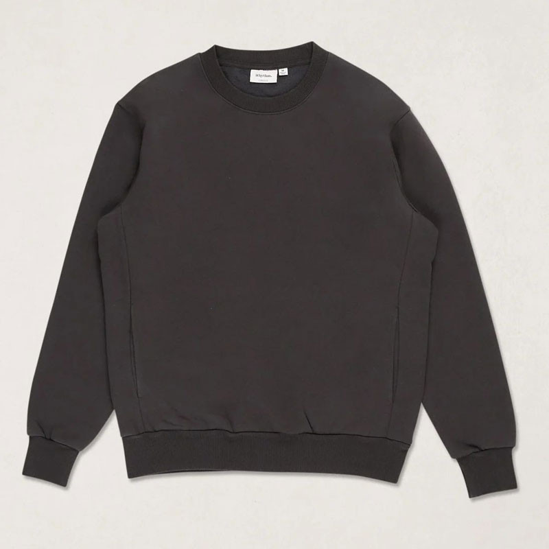 Sudadera Rhythm: Classic Fleece Crew (Vintage Black)