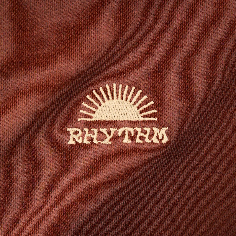 Polo Rhythm: Heritage Bloom Rugby Polo (Bark)