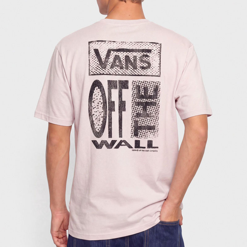 Camiseta Vans: Cut and Paste SS Tee (Pale Petal)