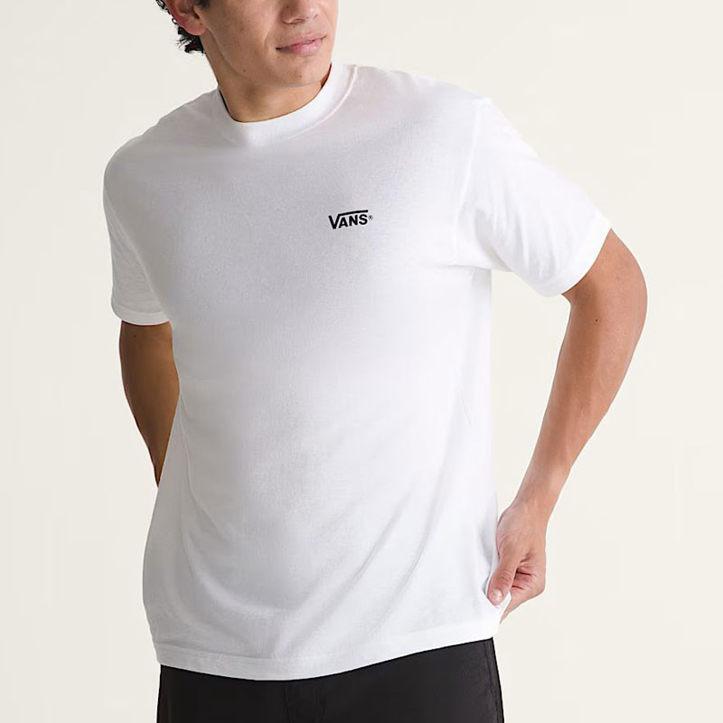 Camiseta Vans: New Left Chest SS Tee (White Black)