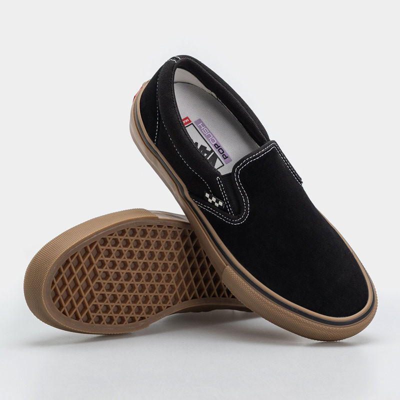 Zapatillas Vans: Skate Slip On (Black Gum White)