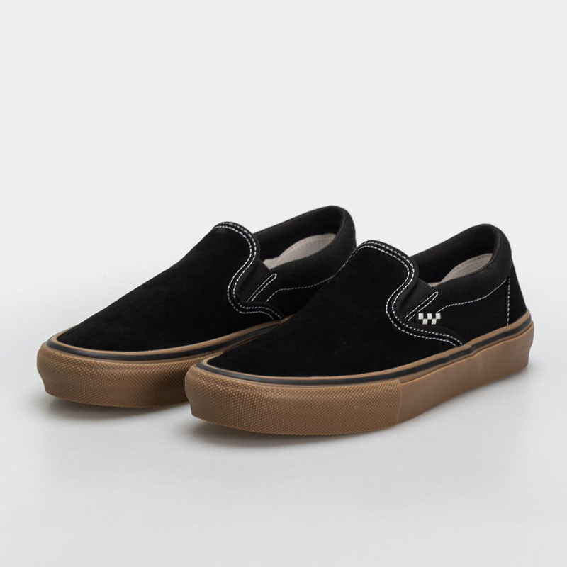 Zapatillas Vans: Skate Slip On (Black Gum White)
