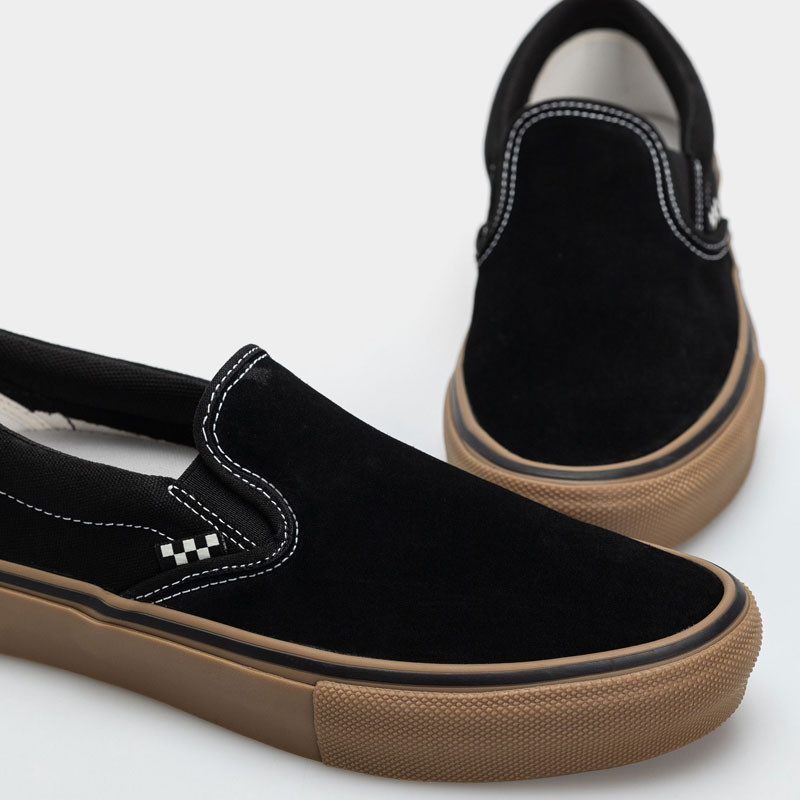 Zapatillas Vans: Skate Slip On (Black Gum White)