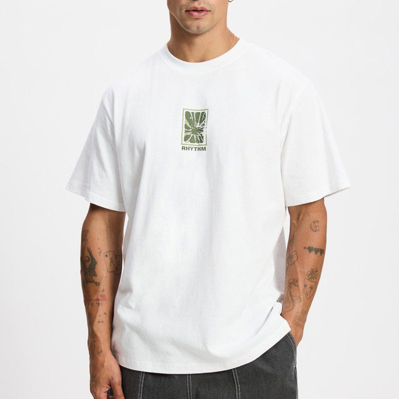 Camiseta Rhythm: Imprint Vintage SS T-Shirt (White)