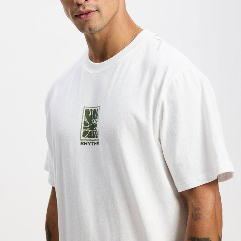 Camiseta Rhythm: Imprint Vintage SS T-Shirt (White)