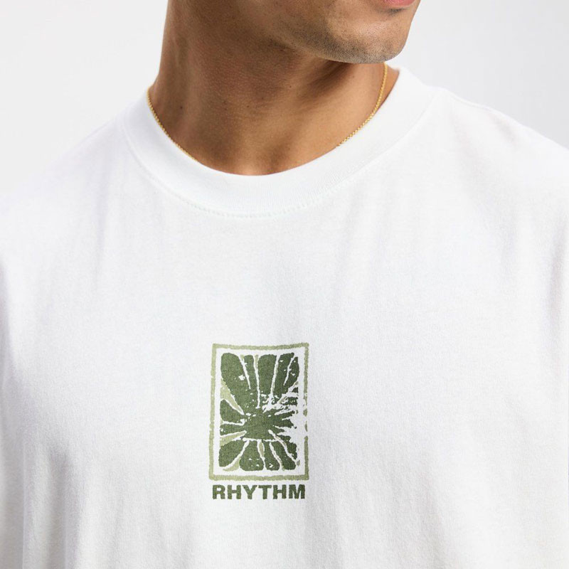 Camiseta Rhythm: Imprint Vintage SS T-Shirt (White)