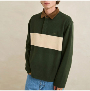 Polo Rhythm: Awake Polar Fleece Polo (Forest)