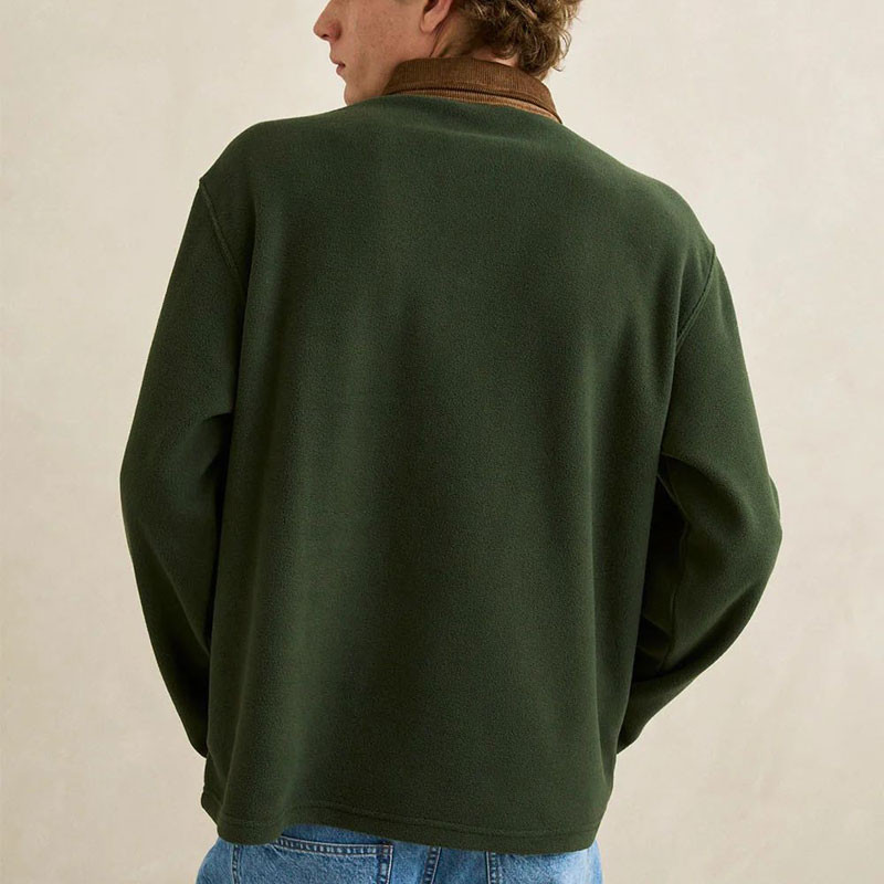Polo Rhythm: Awake Polar Fleece Polo (Forest)