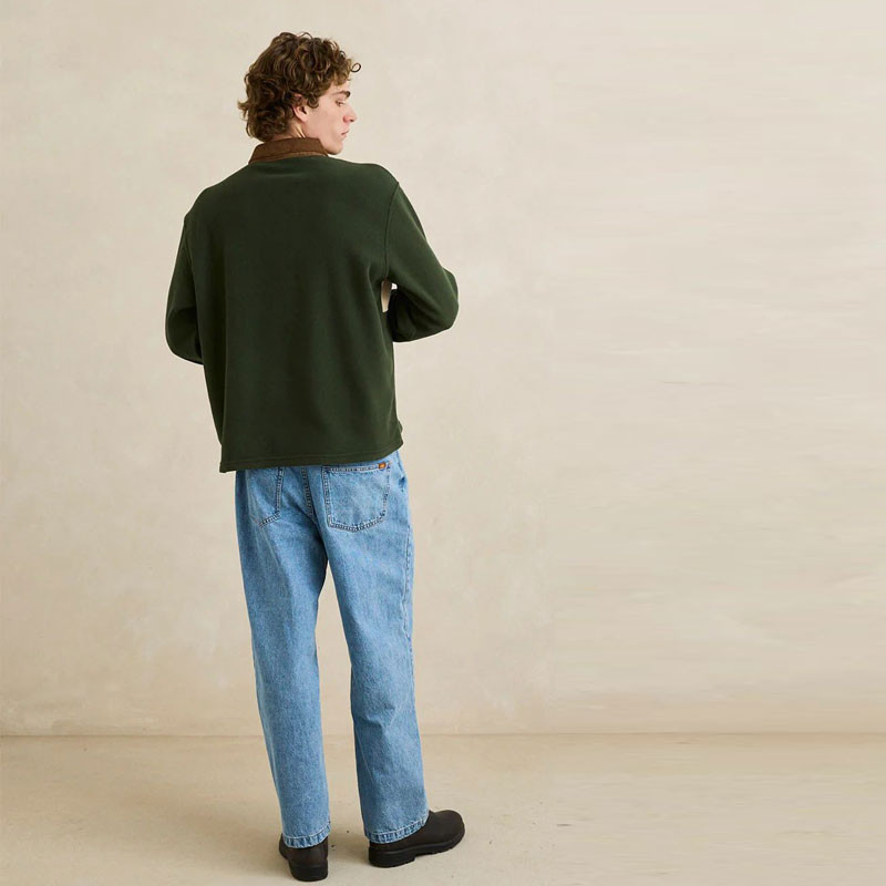 Polo Rhythm: Awake Polar Fleece Polo (Forest)