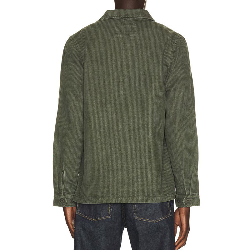 Camisa Rhythm: Harlan LS Shirt (Olive)