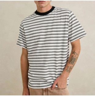 Camiseta Rhythm: Vintage Stripe SS T-Shirt (Natural)