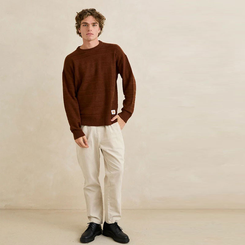 Jersey Rhythm: Jackson Knit (Chestnut)