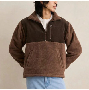Sudadera Rhythm: Stables Half Zip (Taupe)