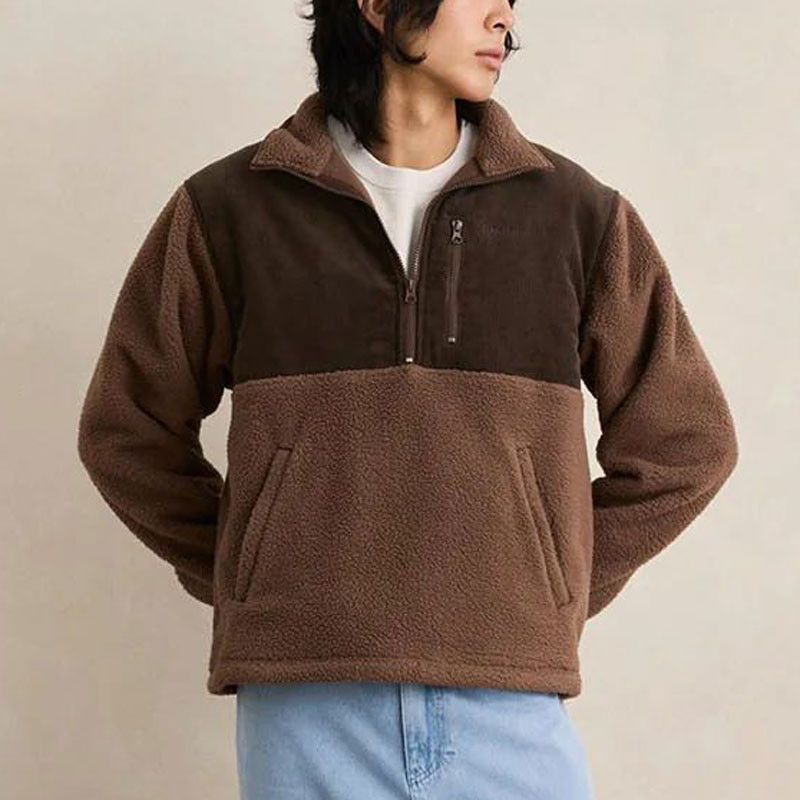 Sudadera Rhythm: Stables Half Zip (Taupe)