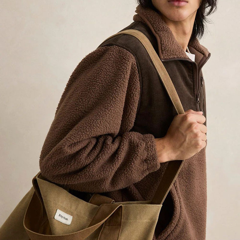 Sudadera Rhythm: Stables Half Zip (Taupe)