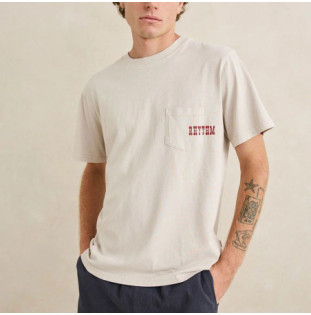 Camiseta Rhythm: Durango Vintage Pckt SS T-Shirt (Moonrock)