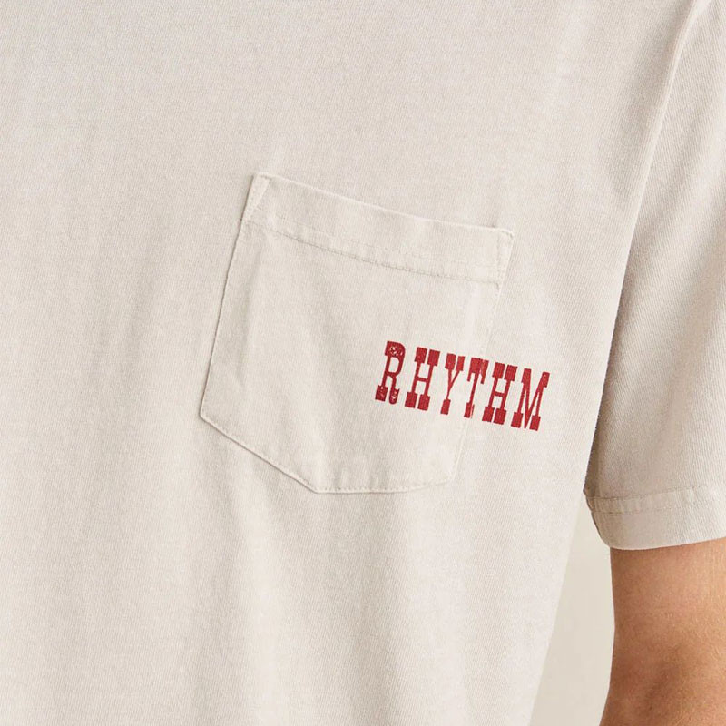 Camiseta Rhythm: Durango Vintage Pckt SS T-Shirt (Moonrock)