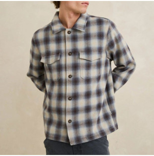 Camisa Rhythm: Polar Bond LS Flannel (Smoke)