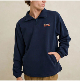Sudadera Rhythm: Diego Quarter Zip Pullover (Navy)
